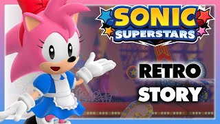 Sonic Superstars: Retro Diner Amy Story 100% Playthrough (All Chaos Emeralds)