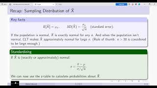 Section 7.2 - Central Limit Theorem