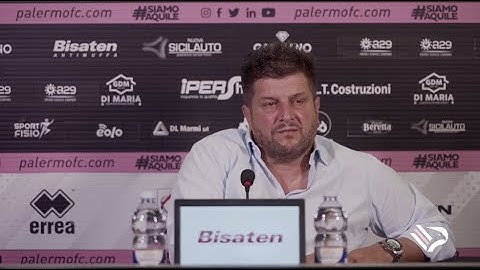 Live dallo stadio “Renzo Barbera” la conferenza stampa di Mister Baldini