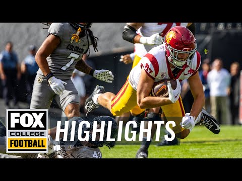 No. 8 USC Trojans vs. Colorado Buffaloes Highlights | CFB on FOX