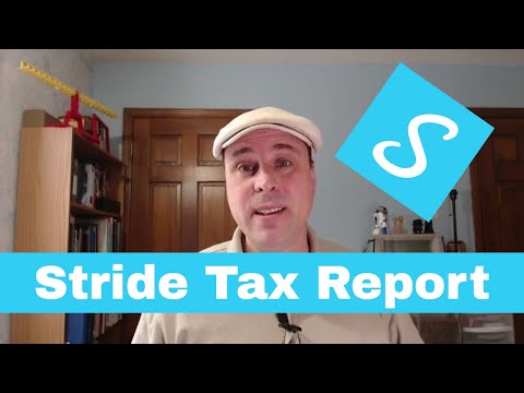 How to Get Your Stride 2021 Tax Report