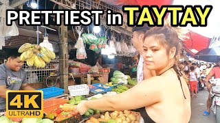 PRETTIEST in TAYTAY RIZAL | Walk at KALAYAAN PARK PUBLIC MARKET Taytay Philippines [4K] 🇵🇭