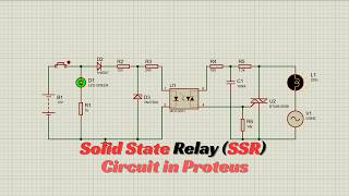 How to Build a Solid State Relay (SSR) Circuit Using MOC3021 & TRIAC in Proteus