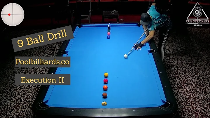 Poolbilliards Drill Performed by The Ghost - Execution 3 | Cue Strokers Arabia