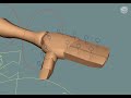 Rigging of a Biped Character: Rigging of the Arm part 3 - FK Fingers