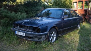 Starting BMW E34 525i After 11 Years + Test Drive