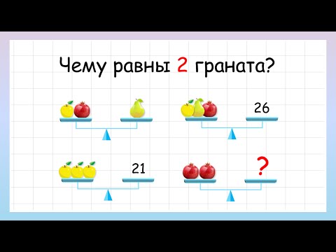 Задача на логику. Чему равны 2 граната?