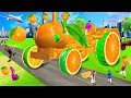 नारंगी जादुई विशाल ट्रैक्टर Giant Magical Orange Tractor हिंदी कहानियां 3D Hindi Kahaniya Stories