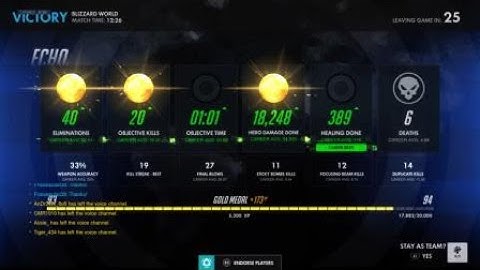 OverWatch - Echo Team Kill In Competitive