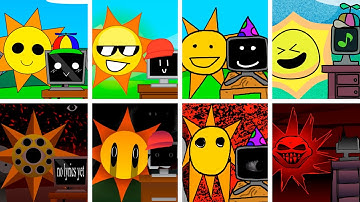 Incredibox - Sprunki but MIX MR SUN and MR. FUN COMPUTER in ALL Different Mods