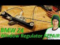Window Regulator Repair Kit Clips – For BMW Z4 Front Right, Electric, 51337198910 (Aftermarket)
