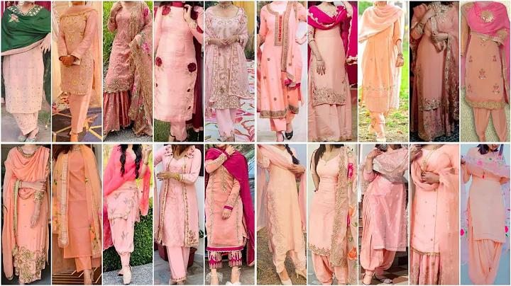 Most Amazing Peach Colour Punjabi Suit Design Ideas for Girls 2025