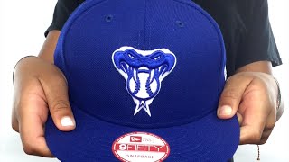 Diamondbacks 'team-basic snapback' royal-white hat by new era