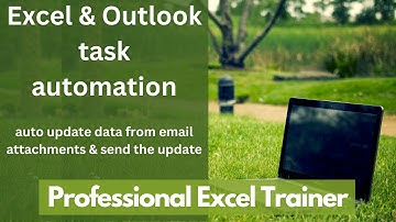Excel and Outlook task automation example - English