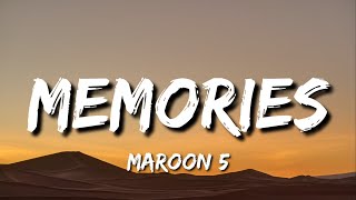 Maroon 5 - Memories (Lyrics)