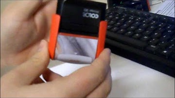 How To Replace An Ink Pad In A Self-inking Rubber Stamp