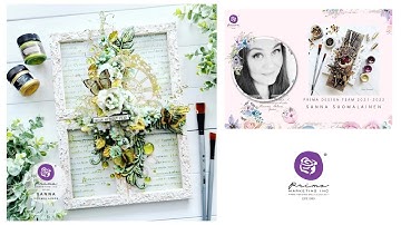 ALTERED WINDOW - Mixed Media Tutorial by Sanna Suomalainen