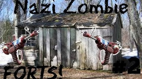 Nazi Zombie Forts! CoD WaW Custom Zombies #2 | Starting With A RAYGUN!??!