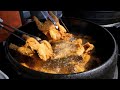 하루 300마리는 기본? 역대급 줄서서 먹는 가마솥 오일장 통닭 top3 몰아보기 / Market Cauldron Whole Chicken - Korean Street Food