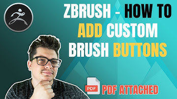 ZBRUSH - How to Add Custom Brush Buttons (2022)