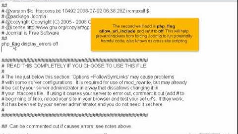How to secure your Joomla installation