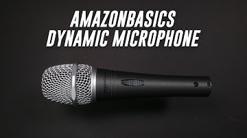 AmazonBasics Dynamic Vocal Microphone Review / Test