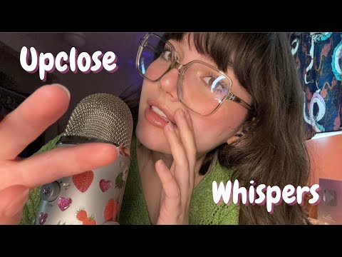 ASMR | Talking You To Sleep (Breathy & Clicky Whispers) Fast Mouth Sounds, Hand Sounds (40 MINUTES)