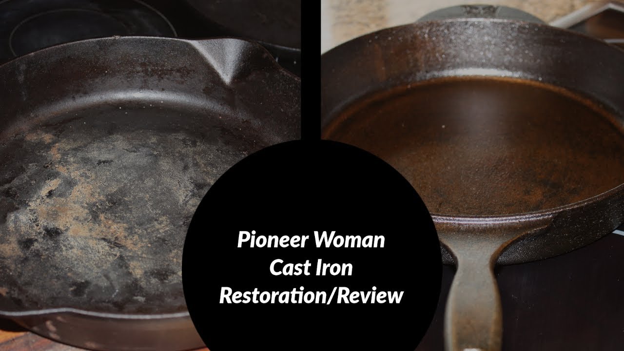 Pioneer Woman Cast Iron restoration and review 