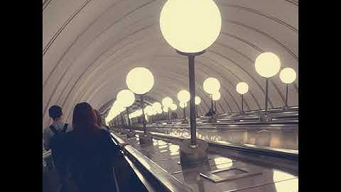 Moscow Metro | Going Down the Longest Escalator #shorts