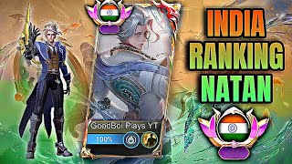 Road to INDIA Ranking NATAN | Mobile Legends Live |  GoodBoi Plays