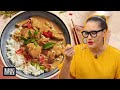 The CREAMIEST Coconut Sweet Chilli Chicken | #cookwithme | Marion