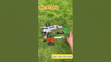 Béc BT32 VIP, béc ren 42 bằng đồng tưới 2 chế độ bánh răng và cánh đập Zalo 084.559.4564