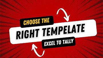 How To Choose The Right Template for Importing Data in Tally ERP 9 or Tally Prime CALL 9886799378