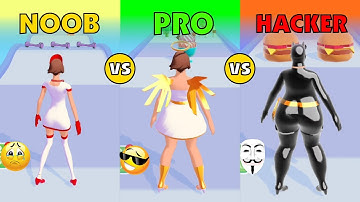 NOOB vs PRO vs HACKER in Body Race