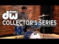Dw collectors series ultra flyer maple drum set 20121414  blue glass dcollfp2004blg