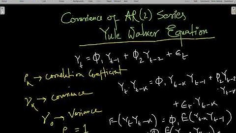 Yule Walker Equation & Covariance of AR (2)