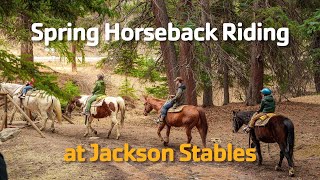Springtime Horseback Riding in Estes Park!