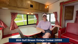 2024 Gulf Stream Vintage Cruiser 23RSS Video Tour - Georgia Campers