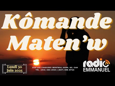 KÔMANDE MATEN W RADIO EMMANUEL PIERRE BINSE ROCHE