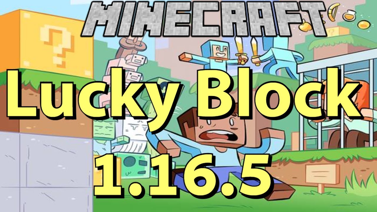 1.16.5 - Lucky Block Mod Spotlight - Installation, Crafting and