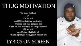 Rod Wave - Thug Motivation (Lyrics on screen)