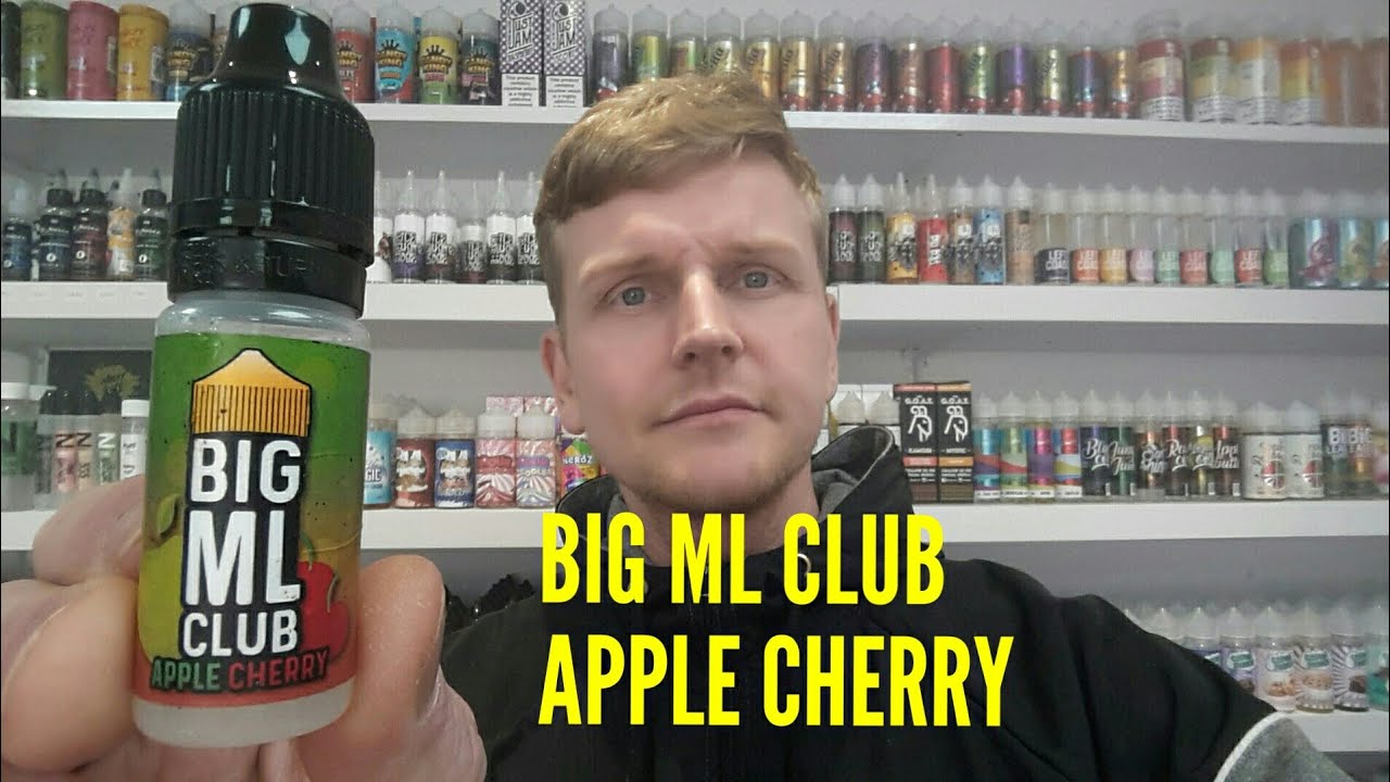BIG ML CLUB APPLE CHERRY E LIQUID REVIEW