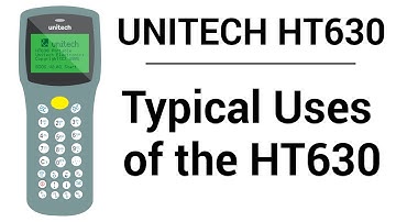 Unitech HT630 | Typical Uses of the HT630