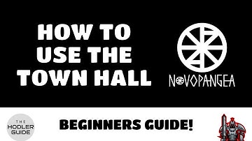 Novopangea NFT Game | How To Use The Town Hall | Beginner Guide | Wax Blockchain