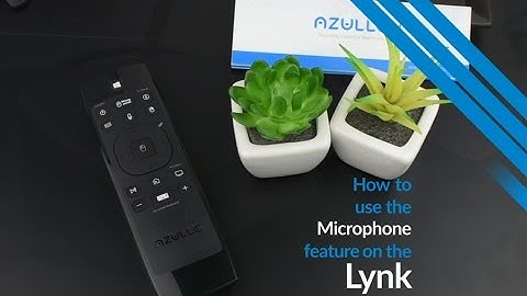 How to use the Voice recognition feature on The Lynk Remote