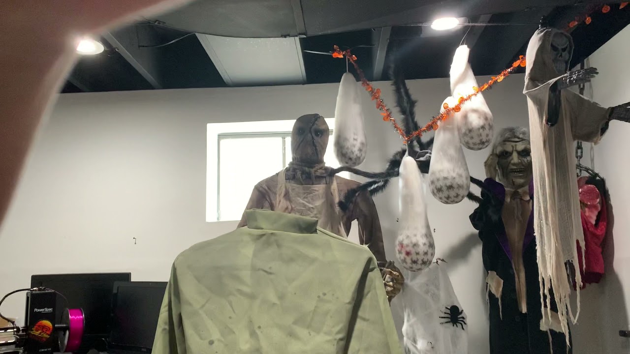 Empty soul girl on a swing set up