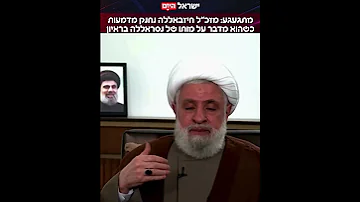 נעים קאסם מתקשה להתרגל למציאות בלי נסראללה 