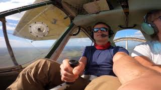 Flying on Wilga PZL-104