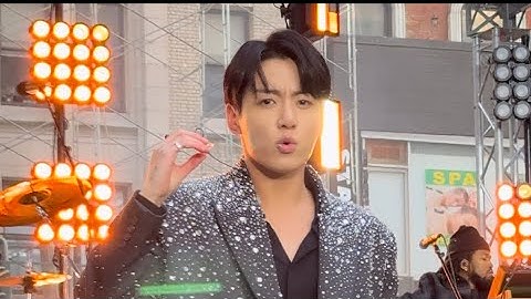 231108 - Jungkook TODAY Show Citi Concert Series - Standing Next To You Live