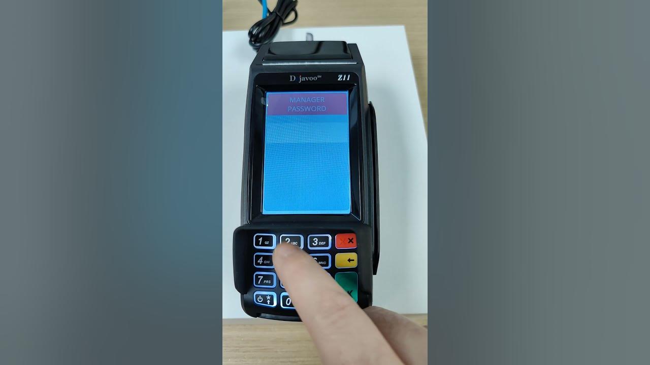 Batch/Settle on Dejavoo Z11 Credit Card Machine YouTube